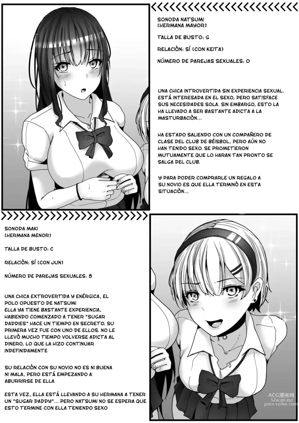 Page 3 of doujinshi Papakatsu Shimai. Kairakuzuke no Nakayoshi Shimaidon.