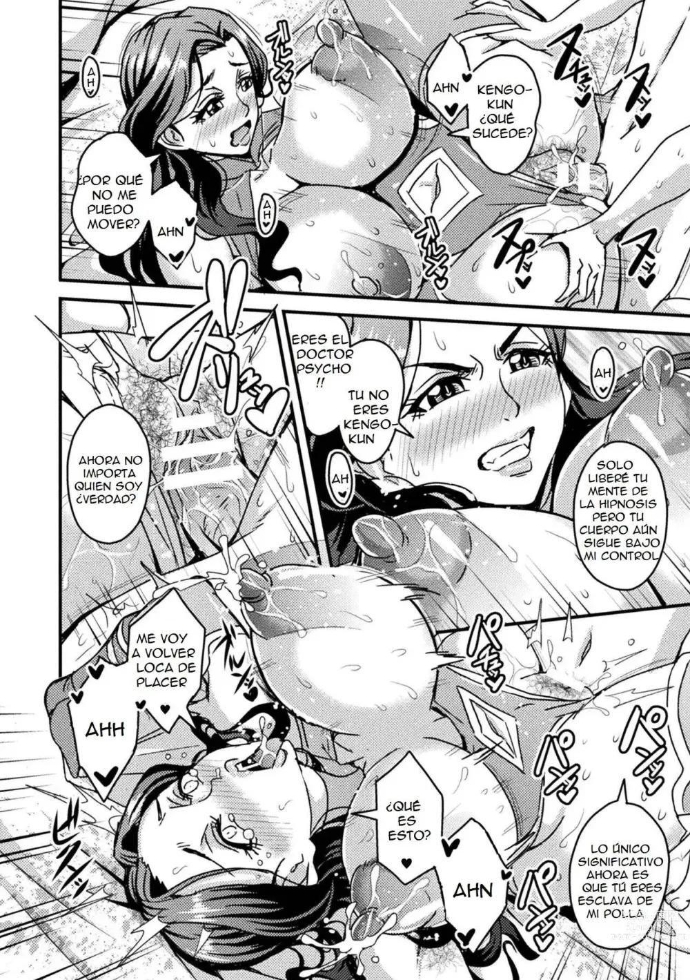 Page 18 of doujinshi Una madre superheroina es derrotada por la polla de un pequeño malvado