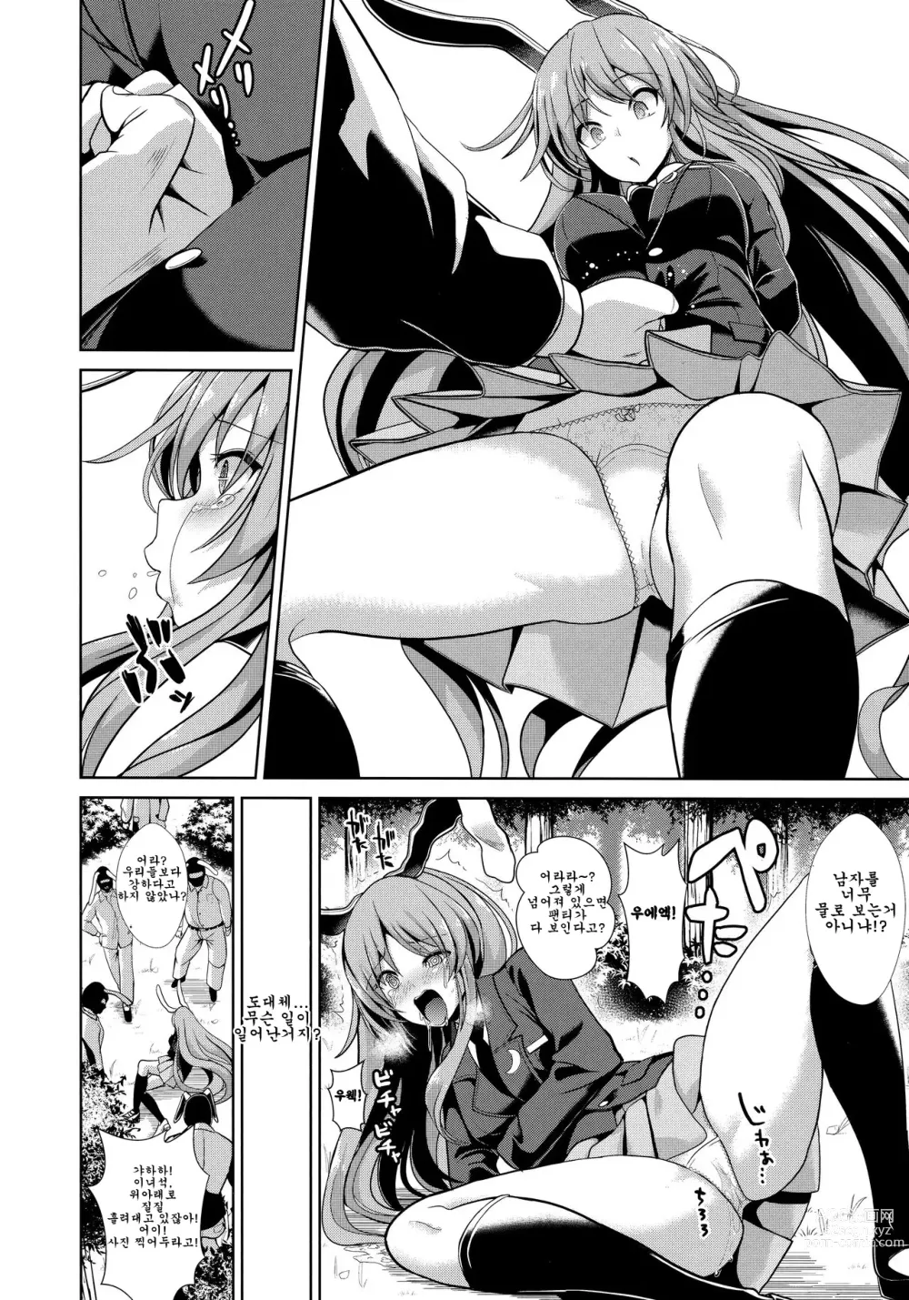 Page 5 of doujinshi Touhou Lynch 1 Choushi ni Norisugita Udonge-chan