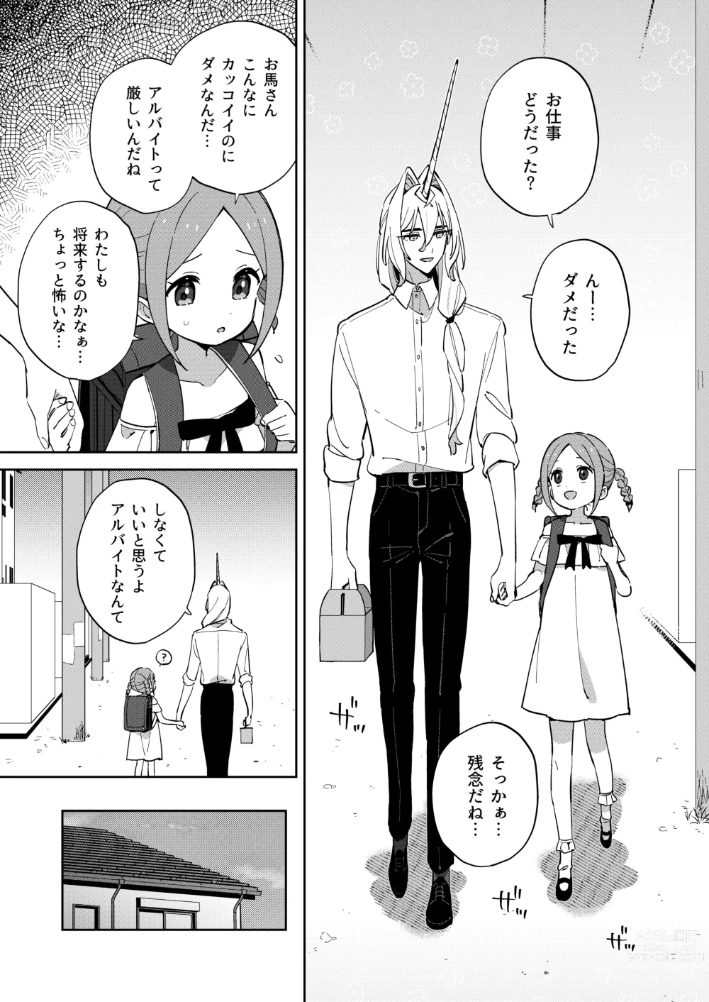 Page 12 of doujinshi Unicorn wa Shoujo  to  Kurashitai