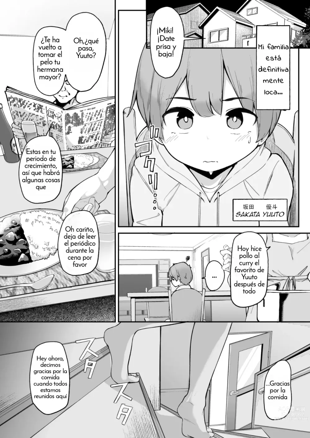 Page 3 of doujinshi Boku to Gasatsu na Onee no Seiyoku Shori Seikatsu