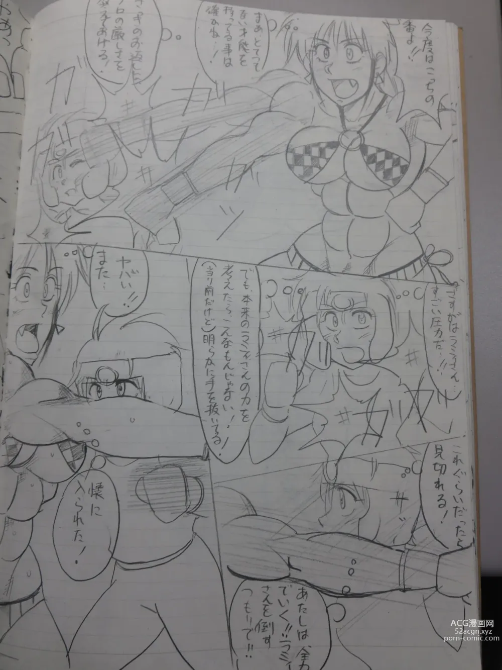 Page 14 of doujinshi Tiara VS Lamy Hatsu Spar