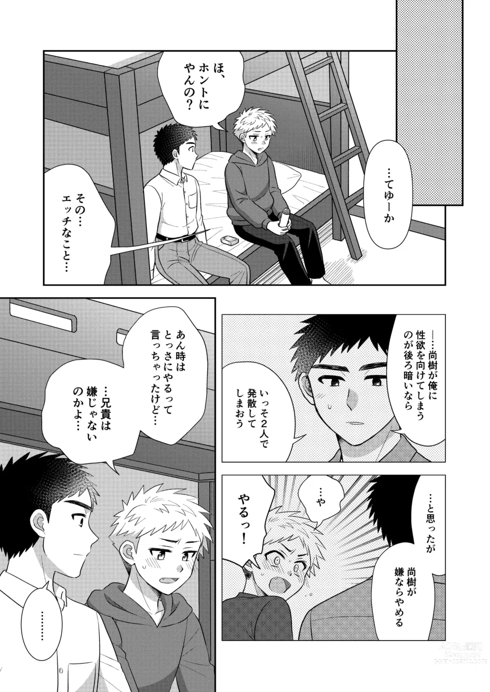 Page 19 of doujinshi Tsungure Otouto to Kimajime na Ani ２