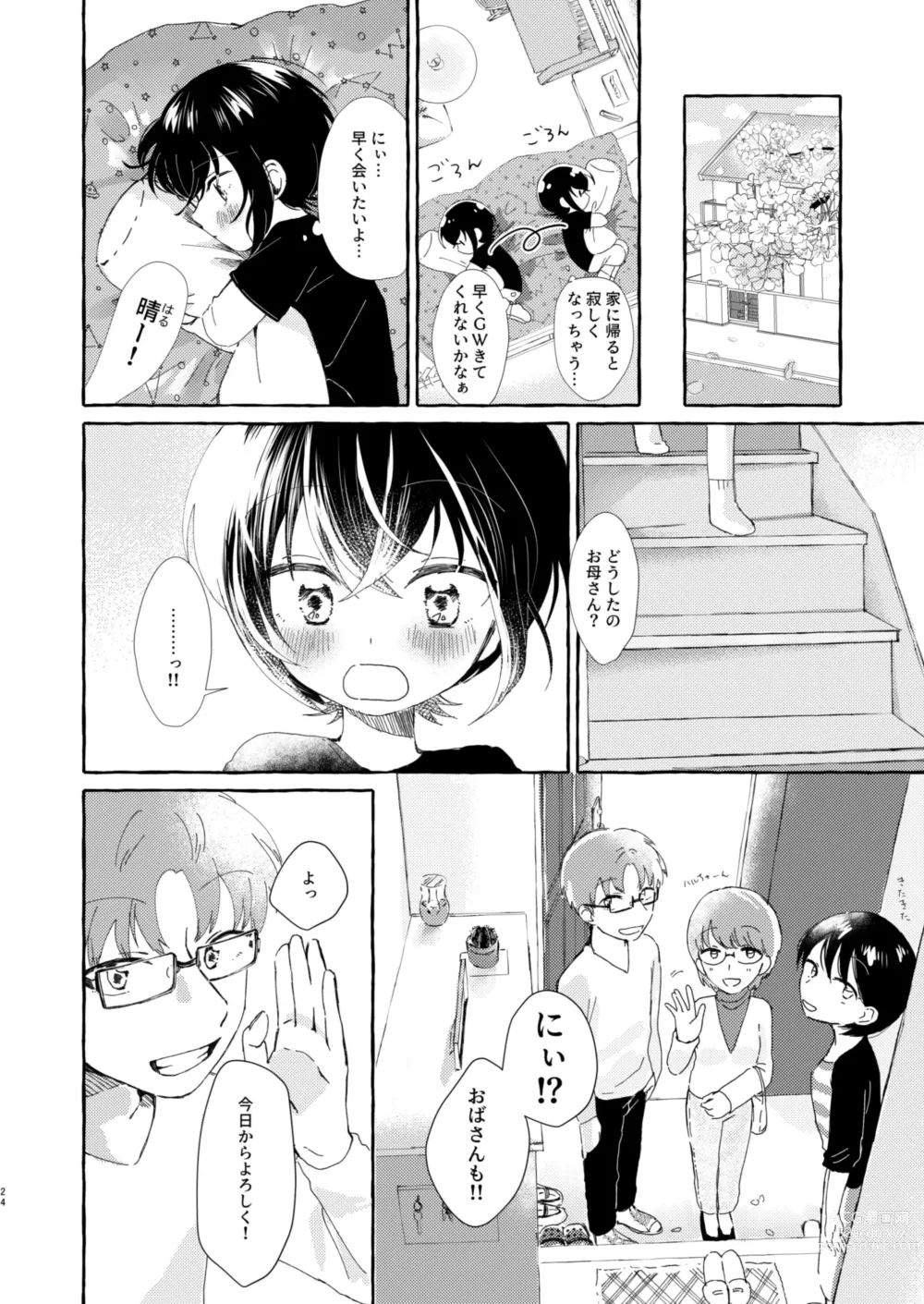 Page 23 of doujinshi Nii ni Oshiete Hoshii Koto