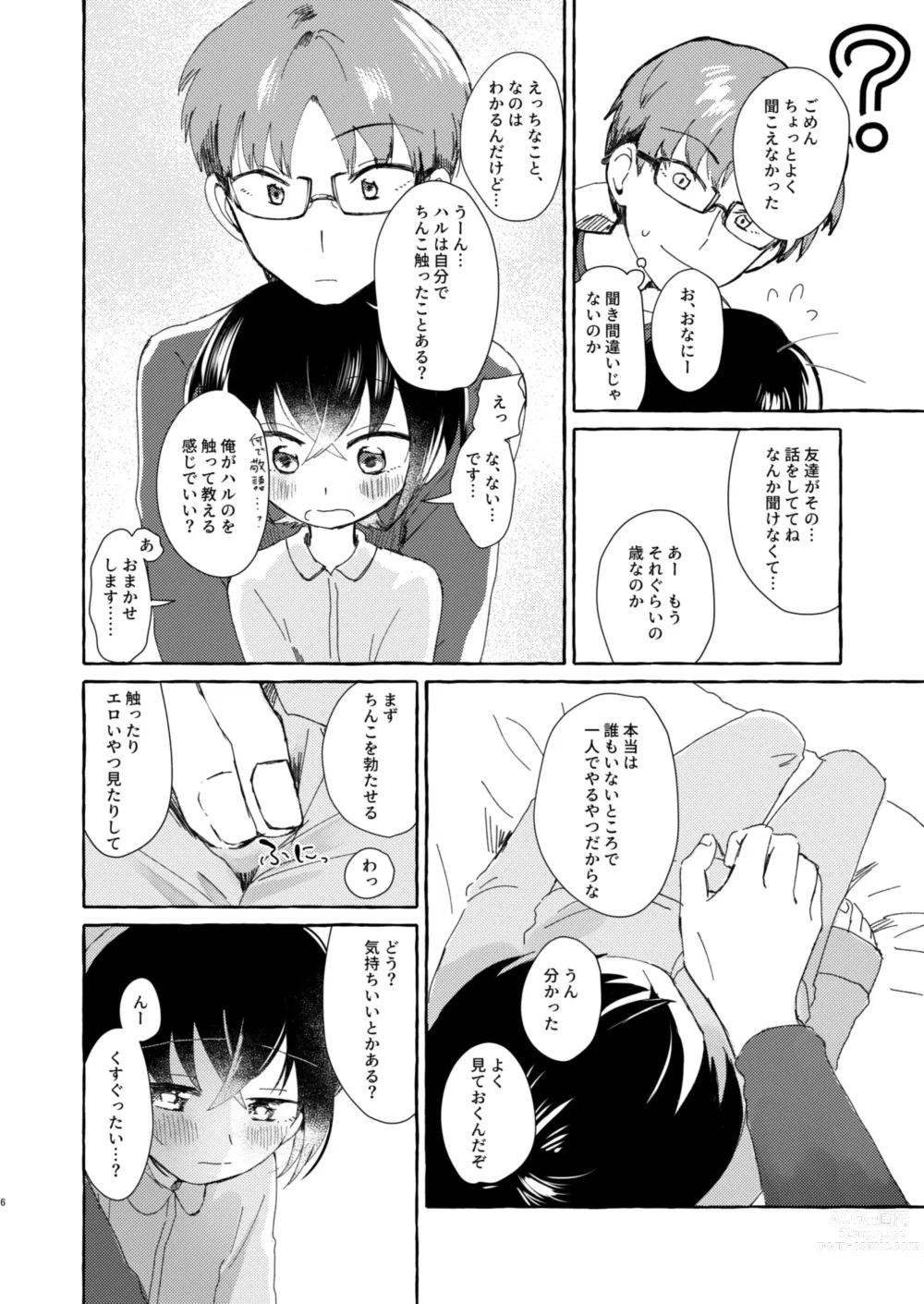 Page 5 of doujinshi Nii ni Oshiete Hoshii Koto