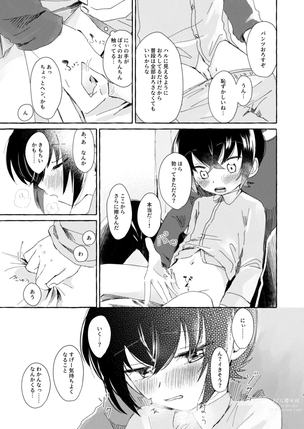 Page 6 of doujinshi Nii ni Oshiete Hoshii Koto