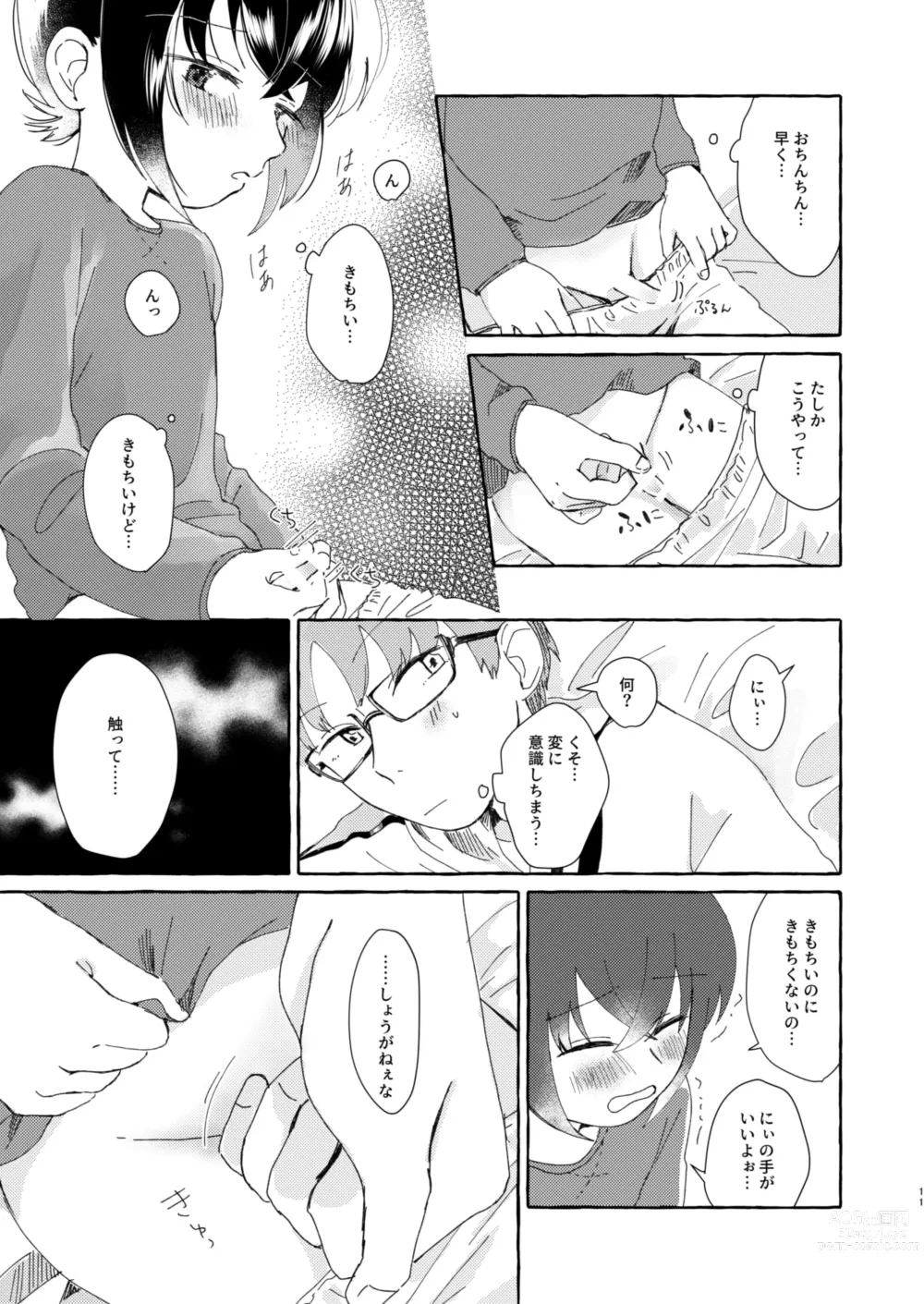 Page 10 of doujinshi Nii ni Oshiete Hoshii Koto