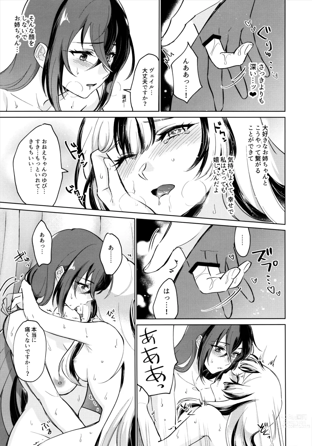 Page 28 of doujinshi Aisuru, Manazashi