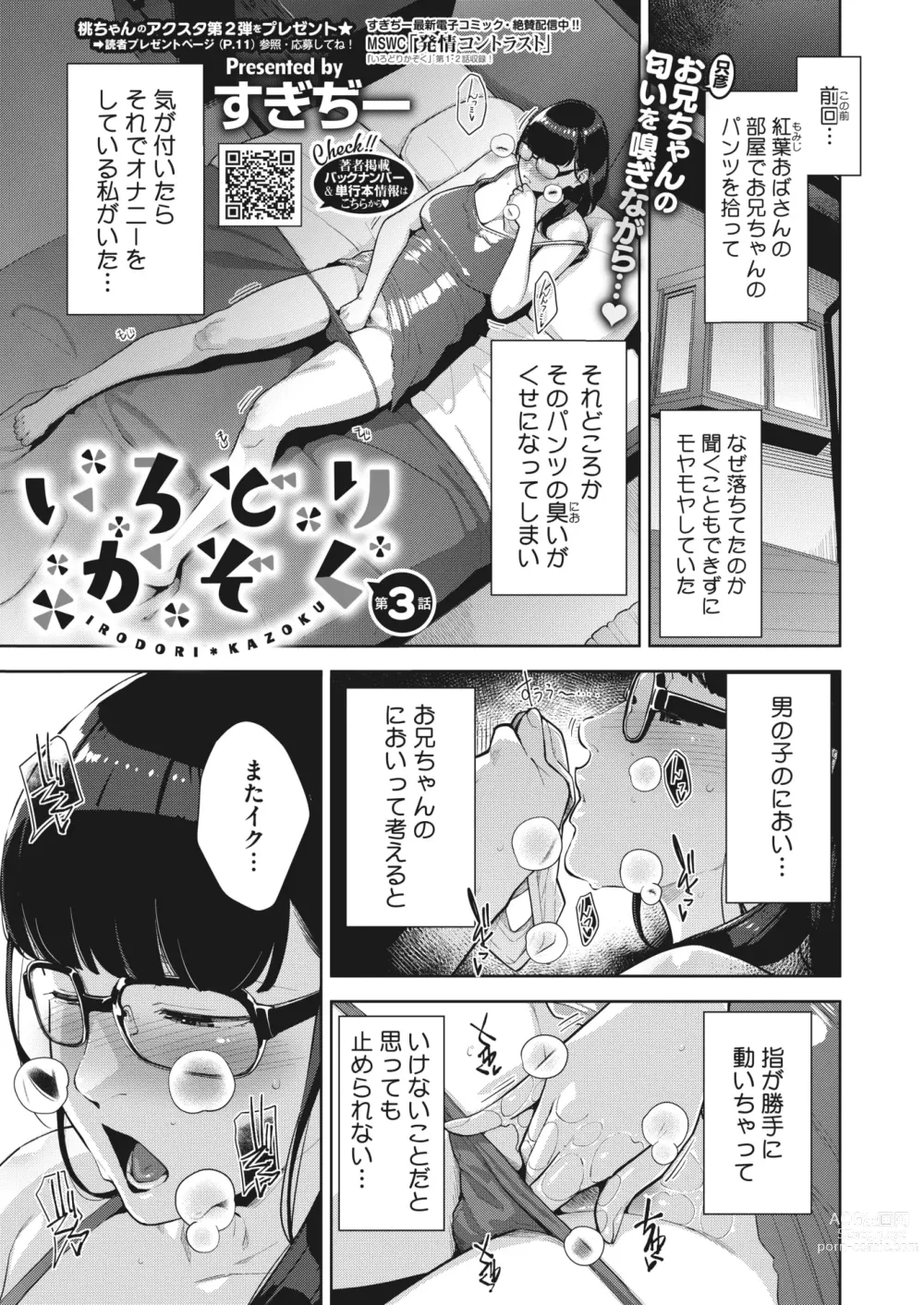 Page 121 of manga COMIC HOTMILK 2024-01