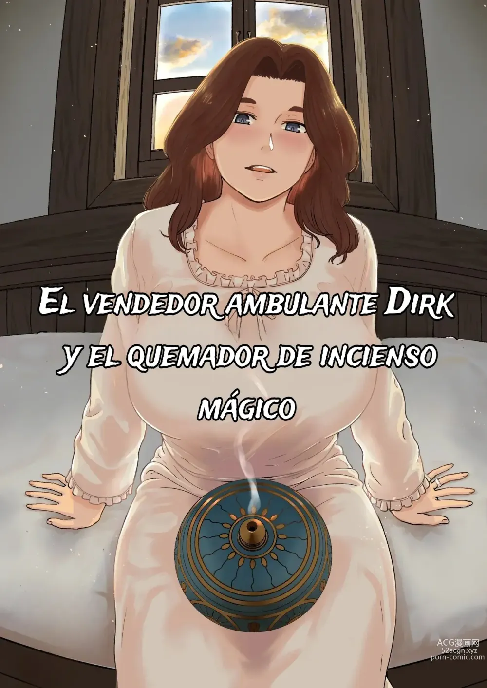 Page 1 of doujinshi El vendedor ambulante dirk y el quemador de incienso mágico