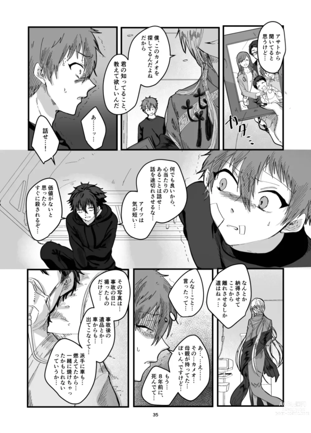 Page 37 of doujinshi Fushichou to Dokuyaku -Koujo no Cameo-