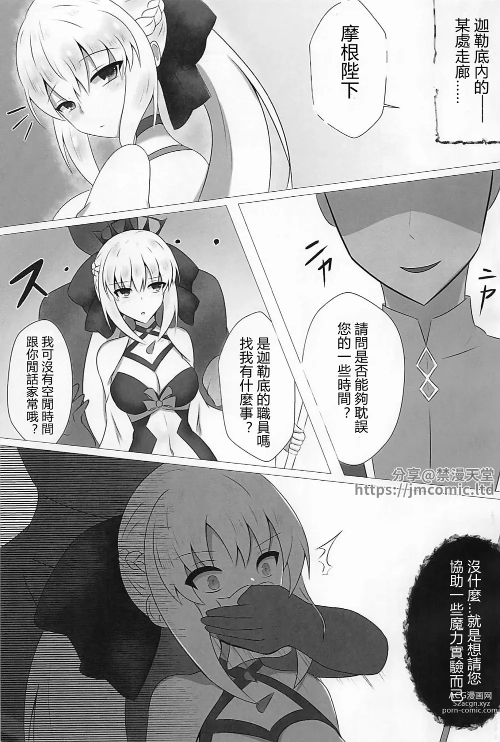 Page 4 of doujinshi 摩根陛下的監禁日誌