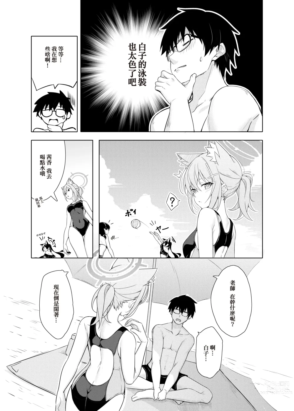 Page 5 of doujinshi Daily Shiroko Summer Notes (decensored)