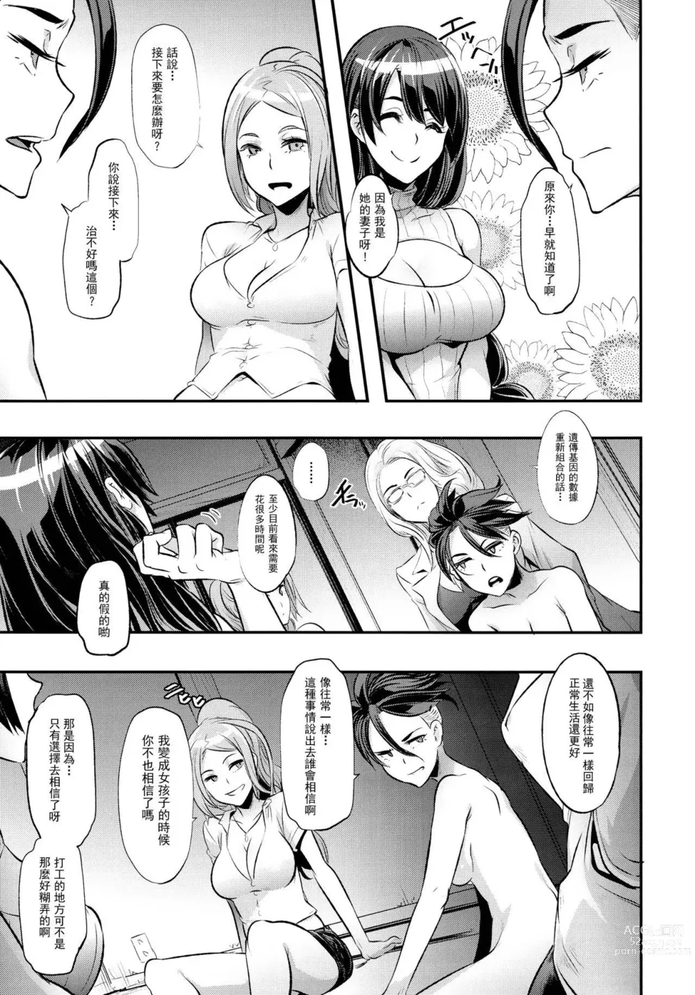 Page 387 of doujinshi TSF物語