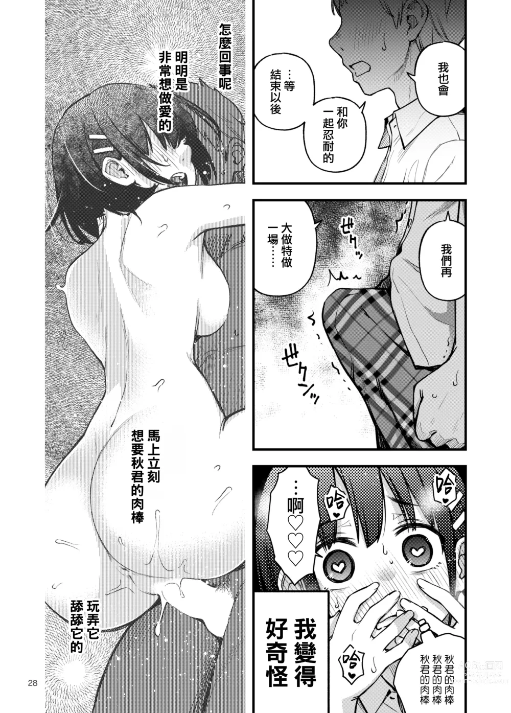 Page 28 of doujinshi 与处男初体验时觉醒的处女 2 #1-2