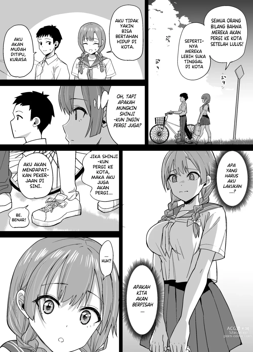 Page 16 of doujinshi Inaka de wa Kawaii Kanojo wo Furyou no Senpai ni Netorare