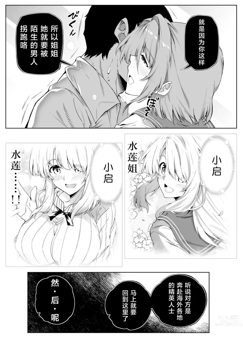 Page 36 of doujinshi Natsu no Yari Naoshi -Inaka to Hanare to Bijin Shimai-