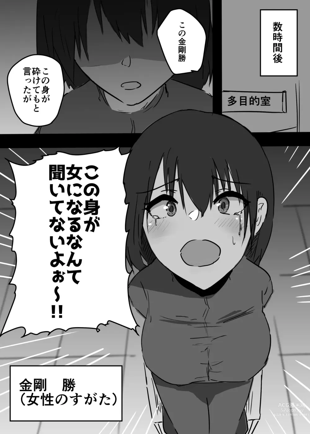 Page 8 of doujinshi Nyotaika shita Ore  ga Mesuochi Shite Secrosse-bu ni Hairu made no Monogatari