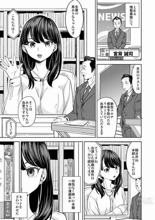 Page 2 of doujinshi Joyuu Arina to Kazumi Mane