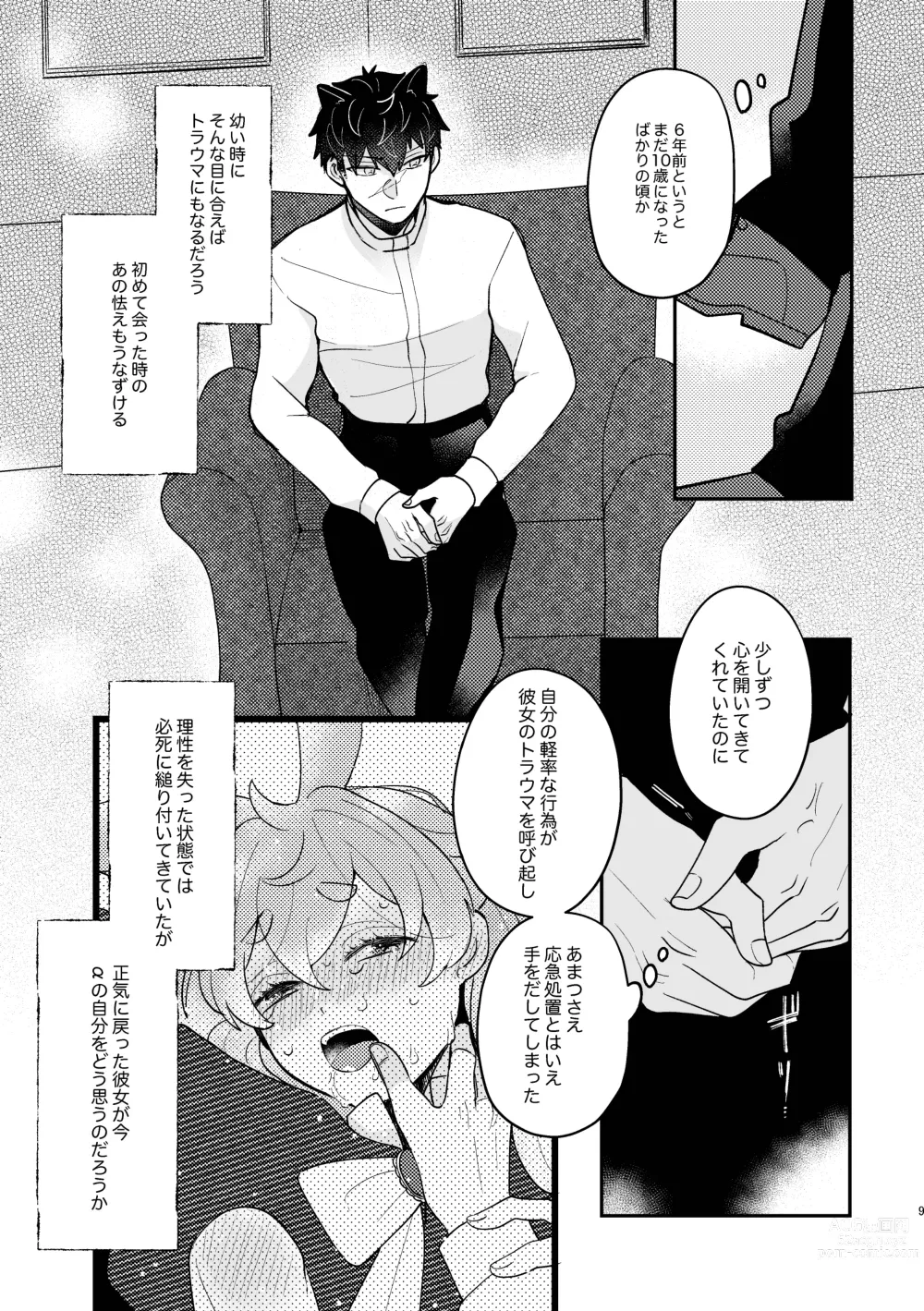 Page 9 of doujinshi Usagi Reijou to Ookami Reisoku