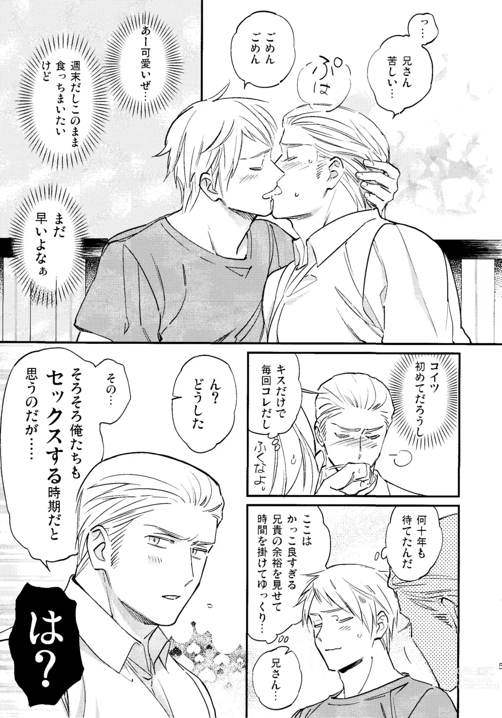 Page 4 of doujinshi Kisoku Tadashiku Oyasumi?