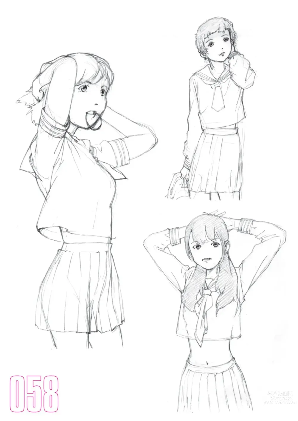 Page 60 of manga Toru Yoshida Tips for drawing women in 10 minutes 270 Uniforms