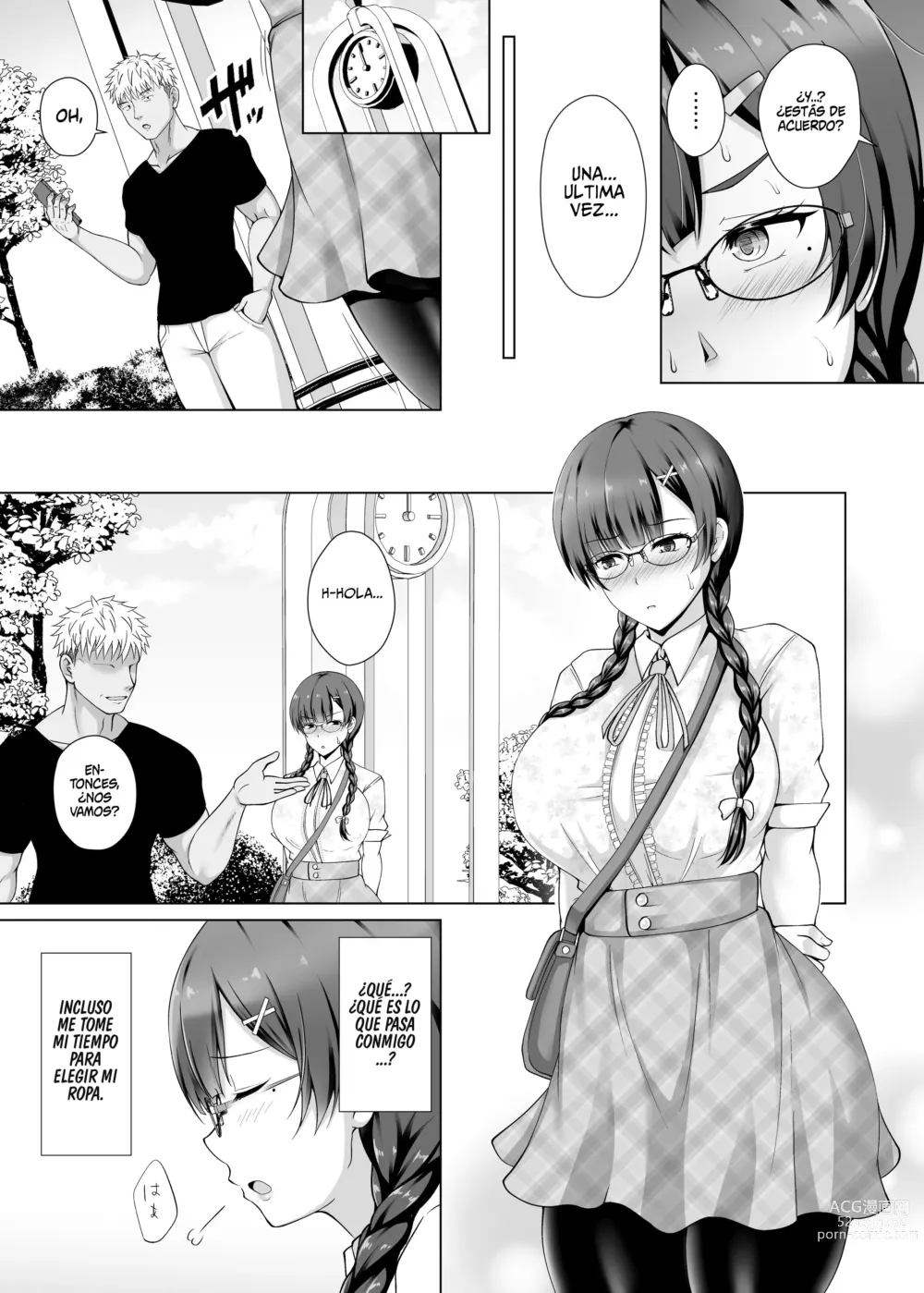 Page 24 of doujinshi Por qué se quitó las gafas ~El Amor no Correspondido de la Presidenta de la Clase de Enormes Tetas que se dejó Manipular por su Novio~