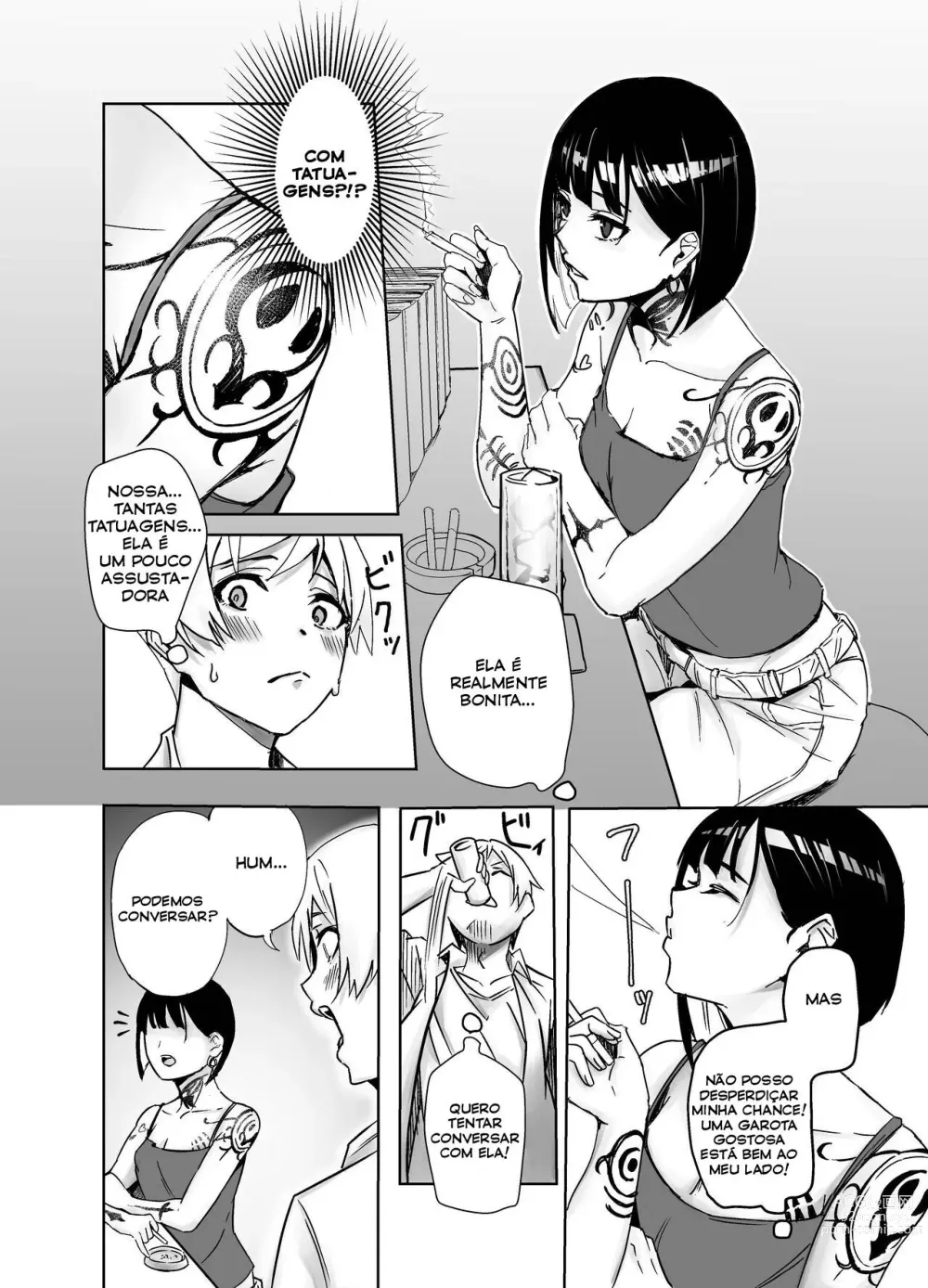 Page 3 of doujinshi The Perverted Love I Have With A Girl With Full-Body Tattoos That I Met At a Bar