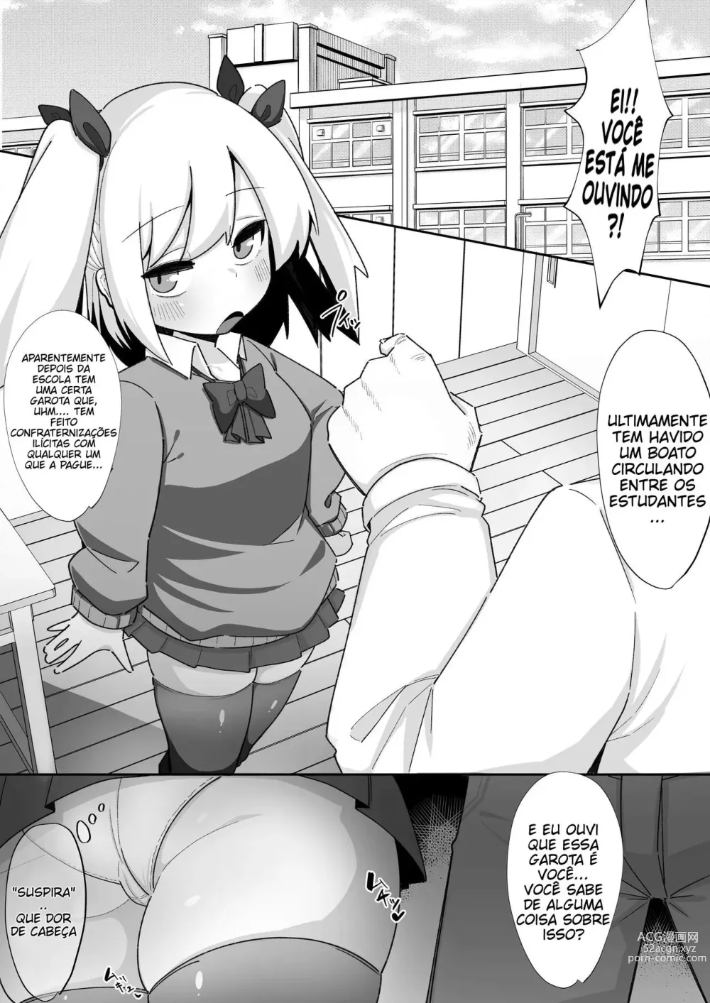 Page 5 of doujinshi Apparently There's a Slutty Brat Who'll Let You Rail Her as Long as You Pay Up