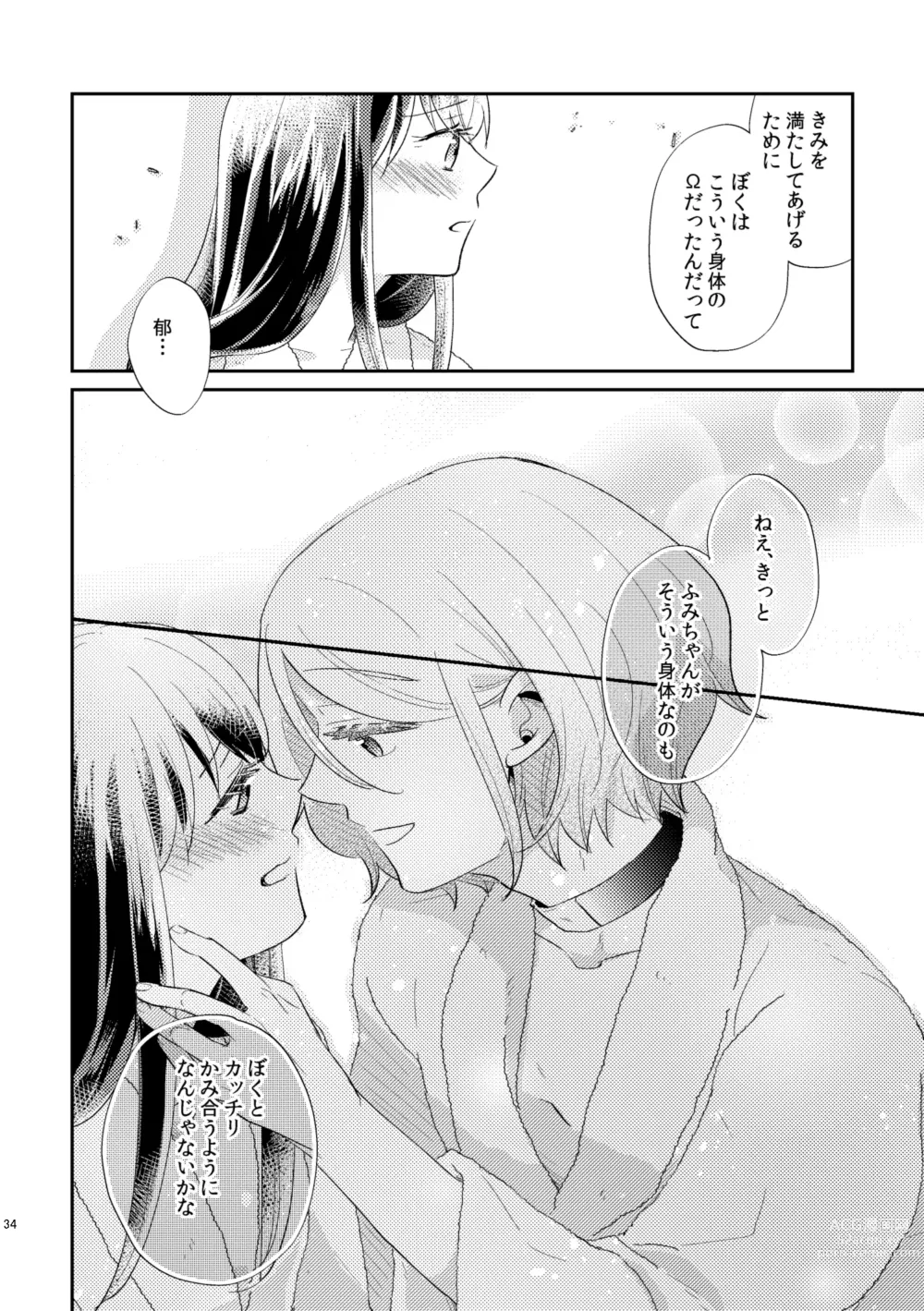 Page 35 of doujinshi Unmei - Otoko Ω x Onna α