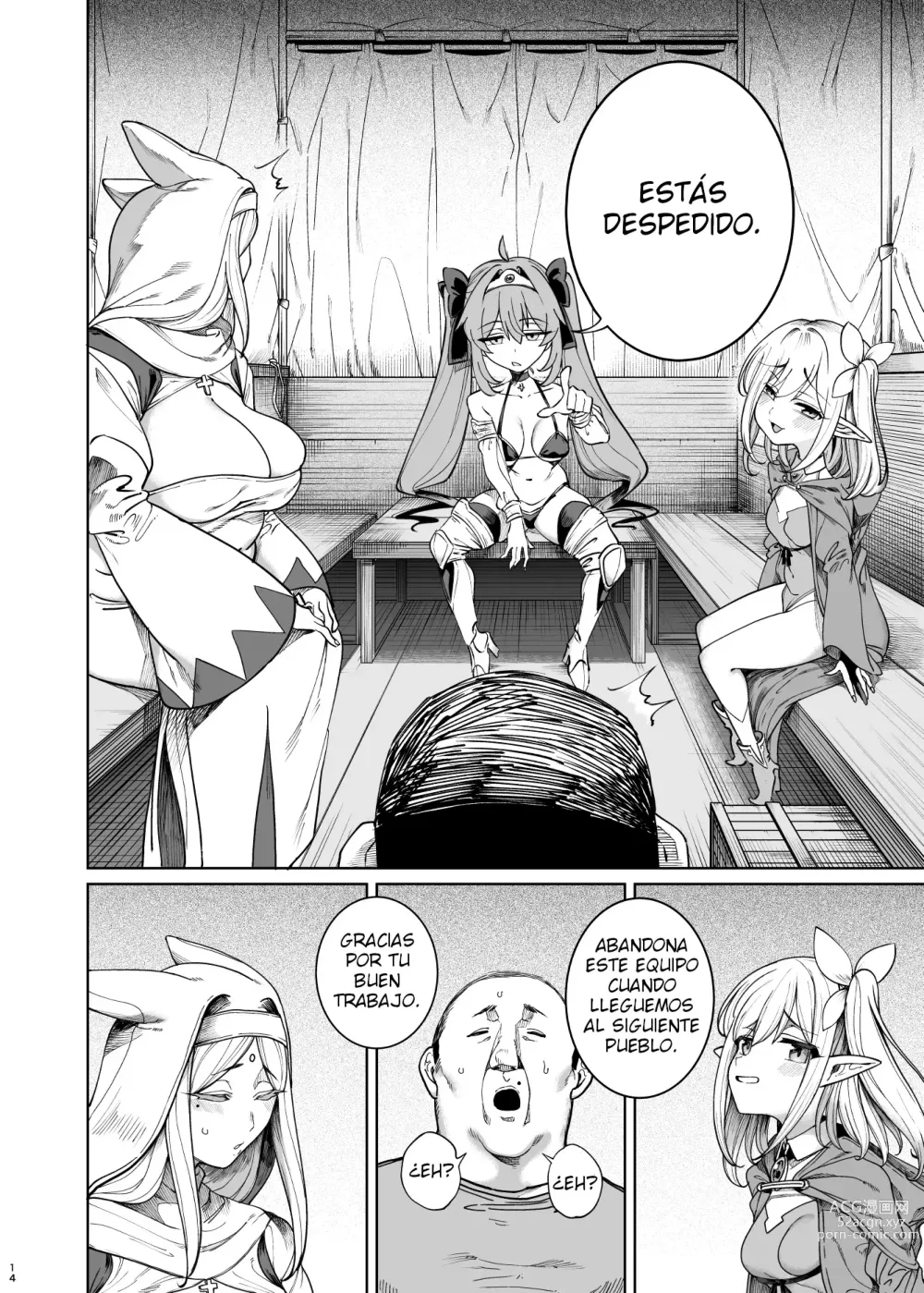 Page 13 of doujinshi Isekai Wakarase Ojisan Yuusha Ryoujoku Hen