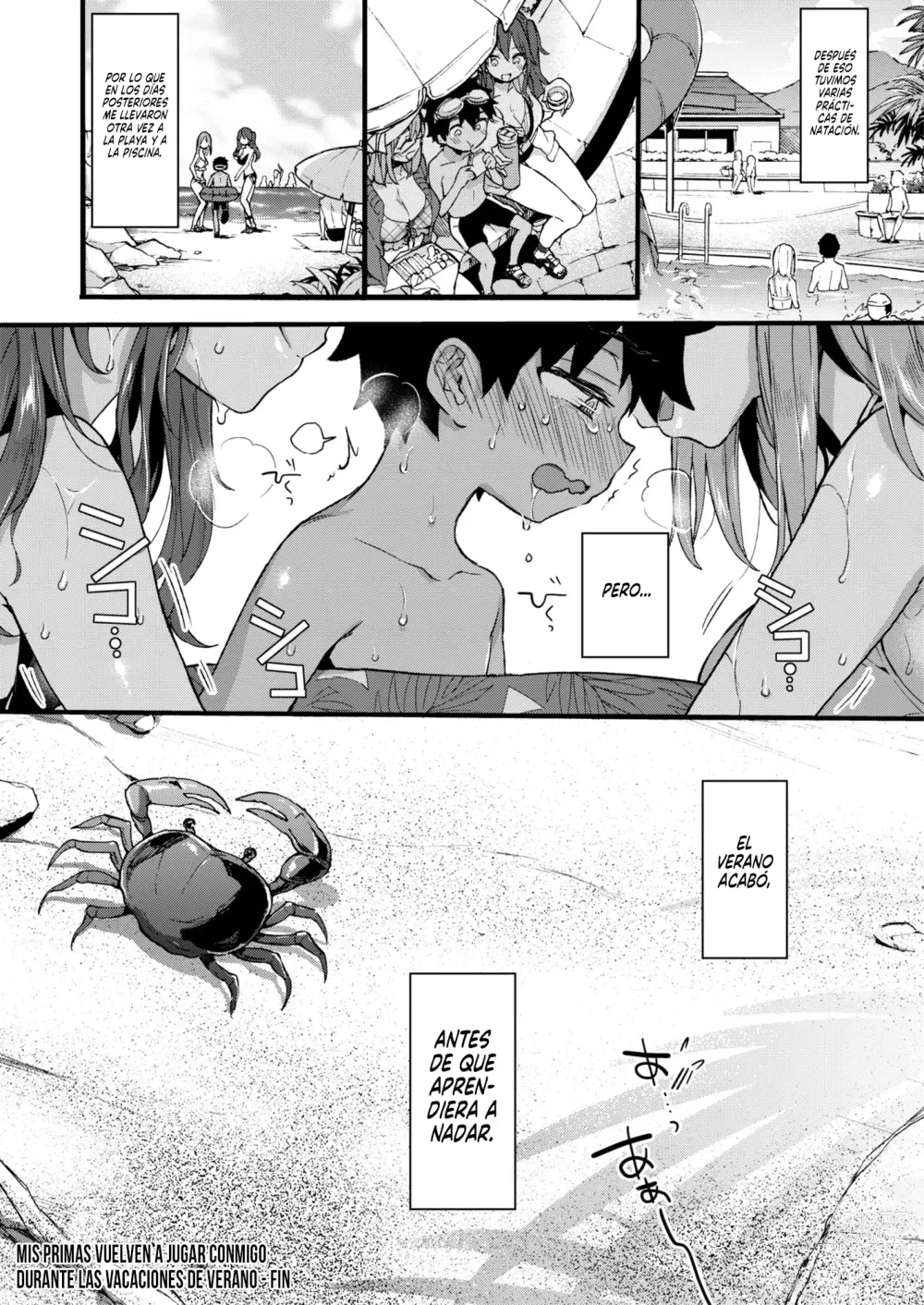 Page 27 of doujinshi Mis Primas Vuelven a Jugar Conmigo durante las Vacaciones de Verano.