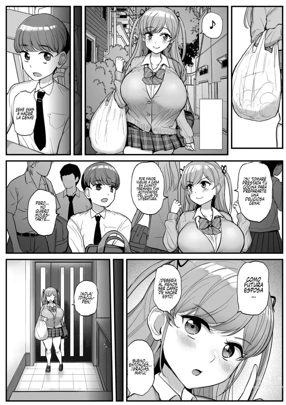 Page 6 of doujinshi Minimum Kanojo Wa Oyaji No Seidorei Completo