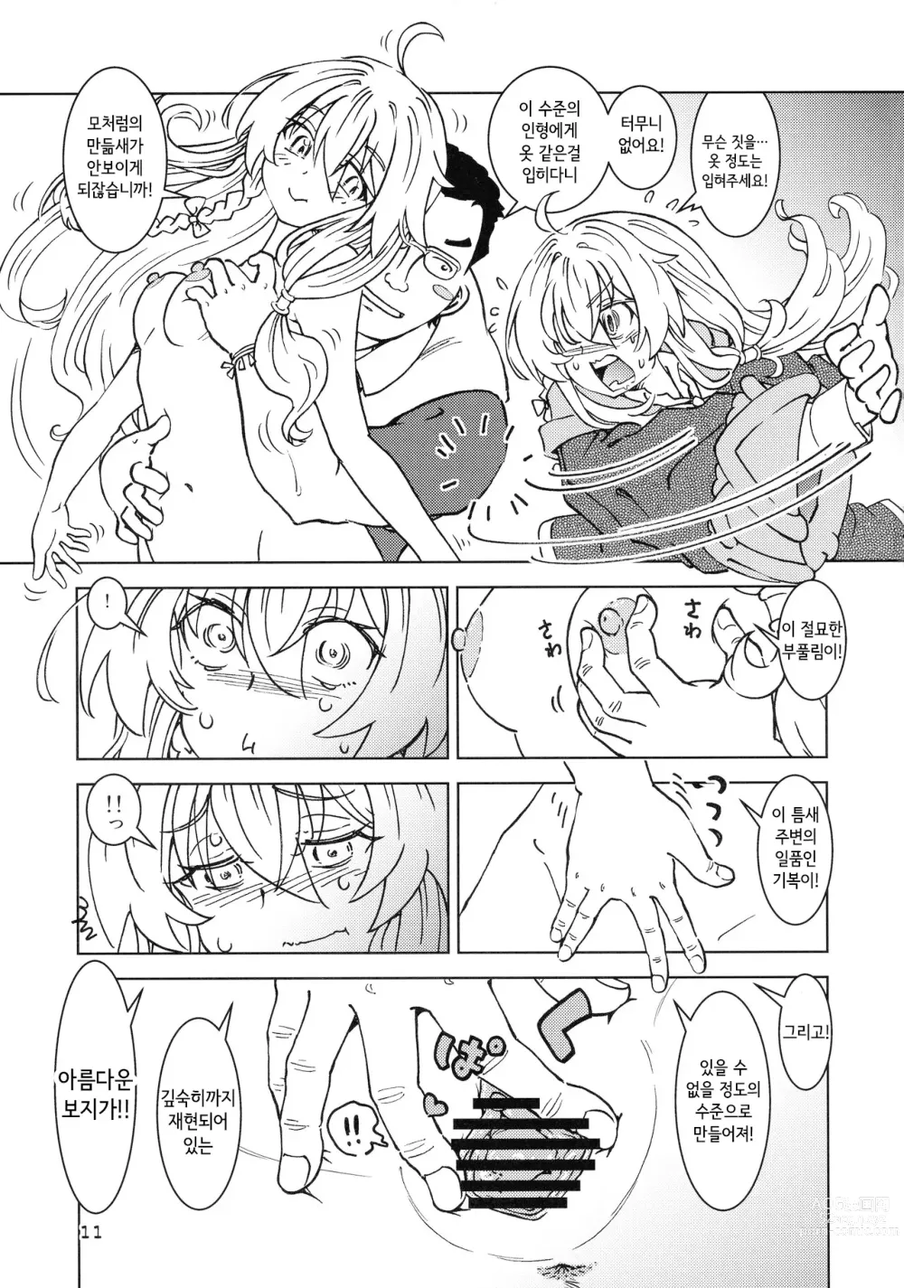 Page 11 of doujinshi Tabitabi Nikki ni wa Shirusenakatta Koto. 4