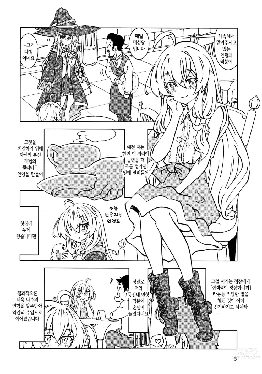 Page 6 of doujinshi Tabitabi Nikki ni wa Shirusenakatta Koto. 4