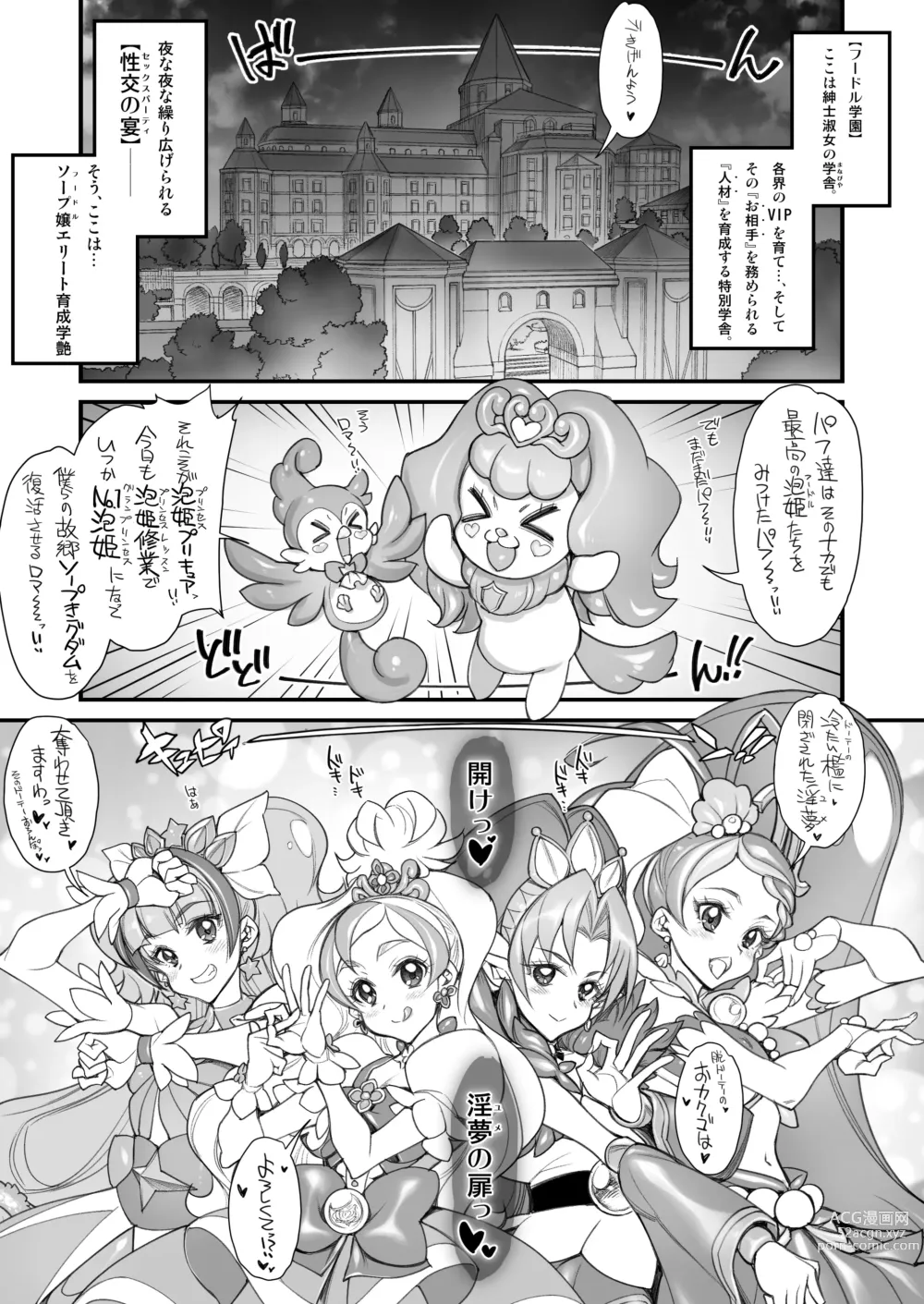 Page 31 of doujinshi Hamecure Dream Stars Memories