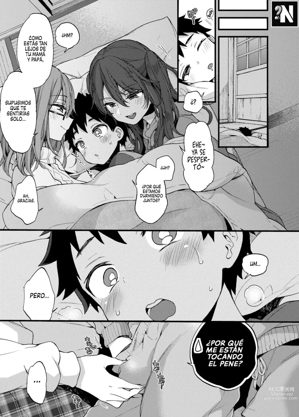 Page 7 of doujinshi Mis Primas quieren Jugar Conmigo durante las Vacaciones de Invierno.