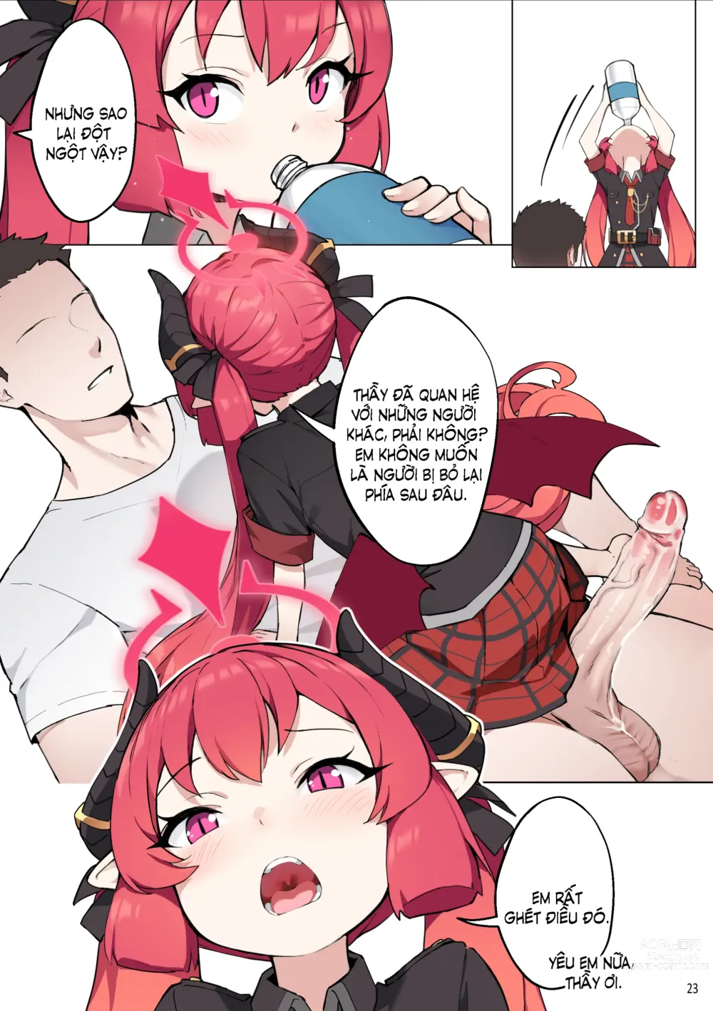 Page 24 of doujinshi Cho em ăn, thầy ơi! (decensored)