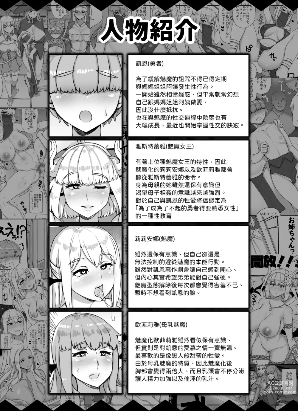 Page 63 of doujinshi Haha Ane Oba ga Succubus na Shota Yuusha Harem Party