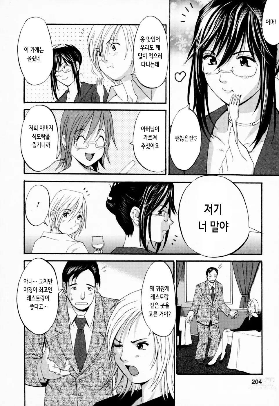 Page 205 of manga 하나 씨의 휴일 - Hana's Holiday