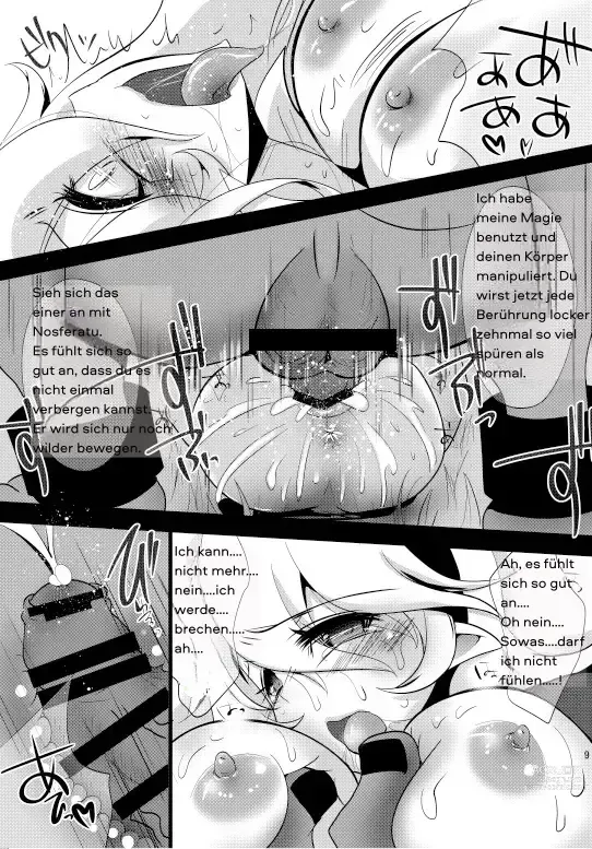 Page 9 of doujinshi Midaregurui Ochite