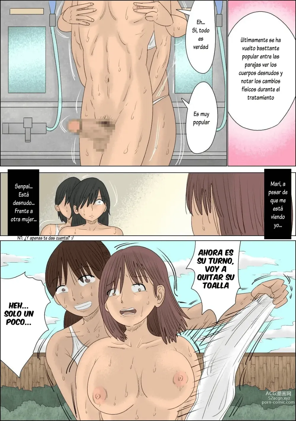 Page 19 of doujinshi Enfrente de ella, fui atacado por dos mujeres durante un viaje a las aguas termales