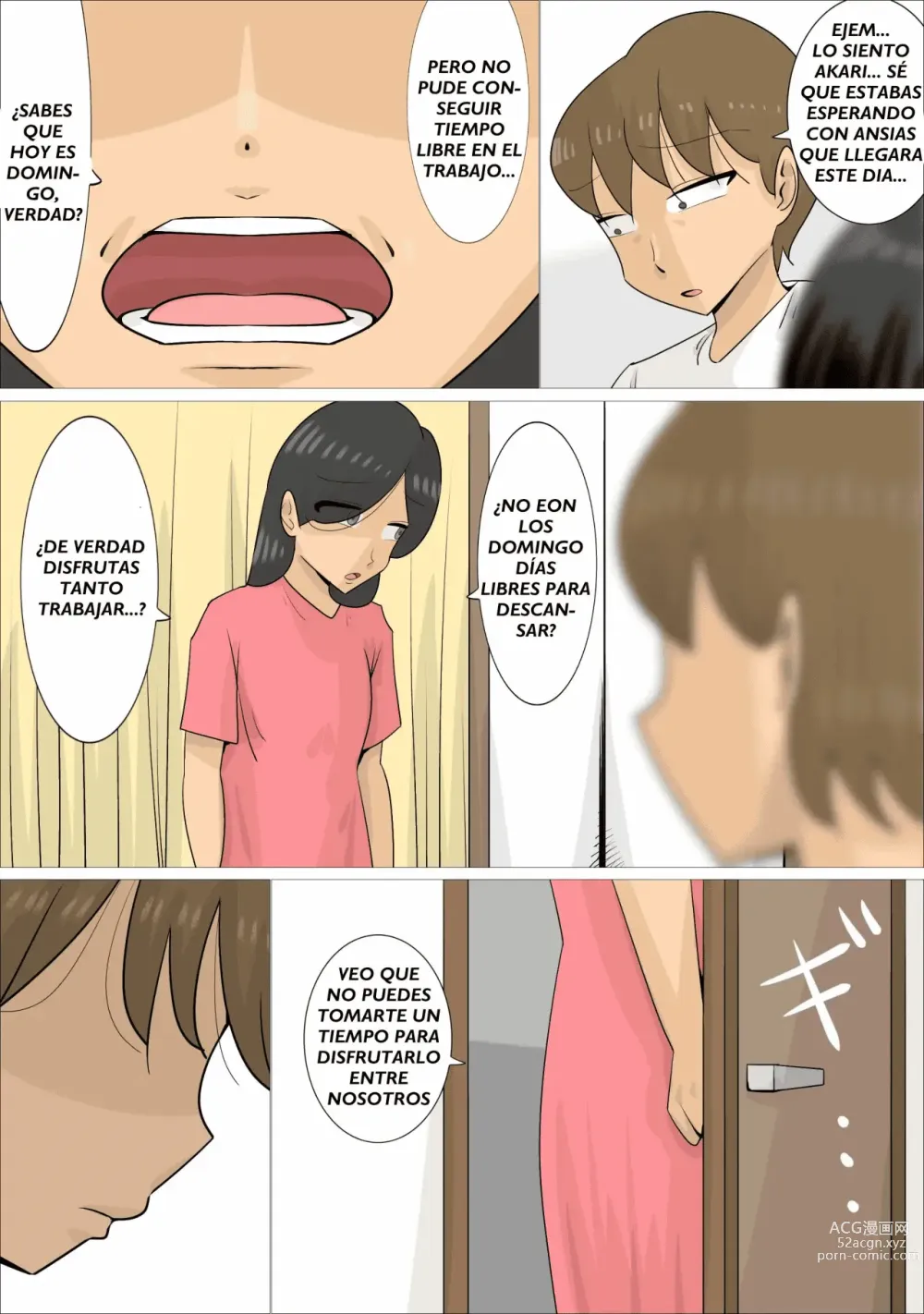 Page 4 of doujinshi Mi Novio Fue Seducido Por Una Mujer Mayor Poco Atractiva, Pero Con Un Cuerpo Sexy