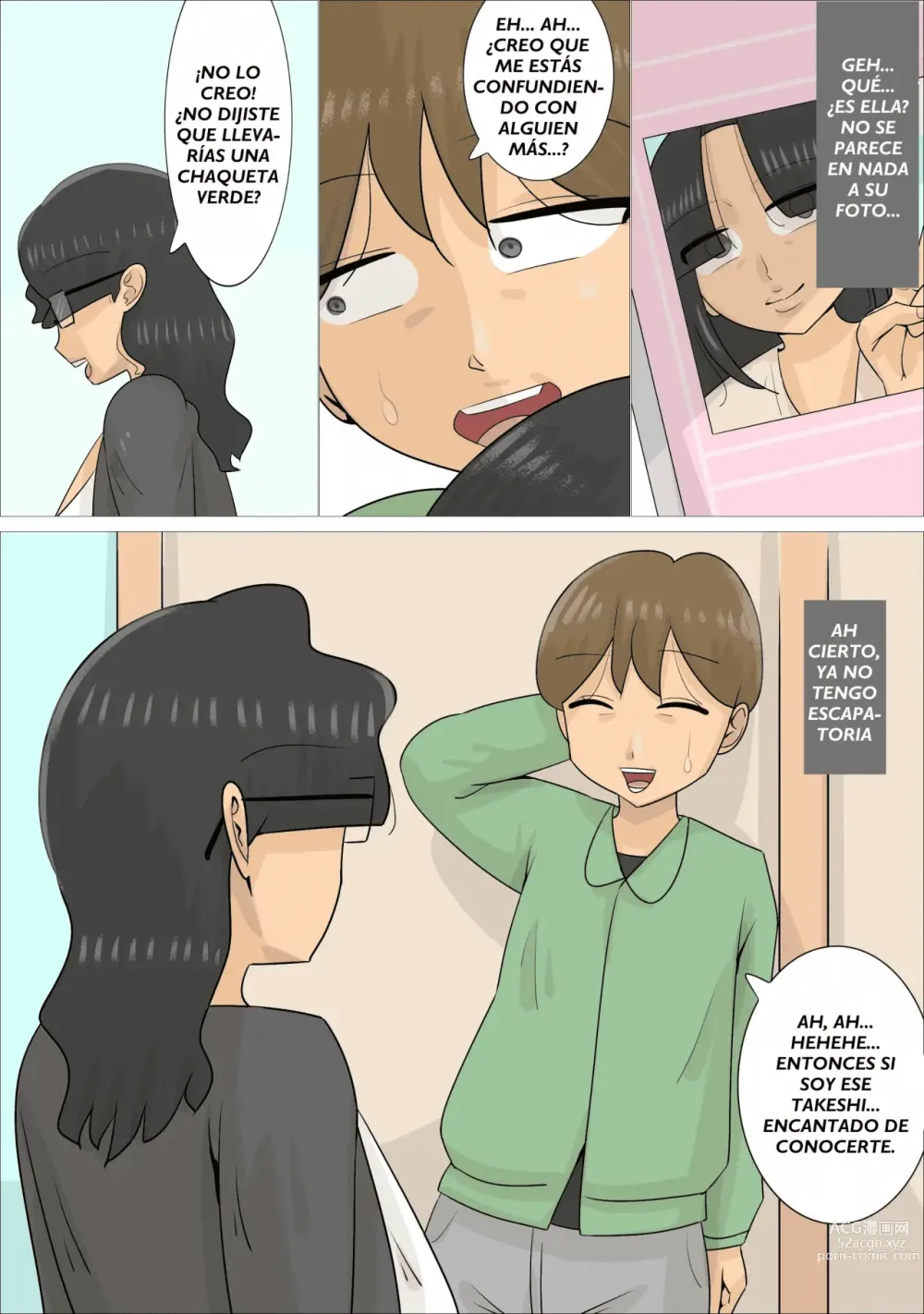 Page 7 of doujinshi Mi Novio Fue Seducido Por Una Mujer Mayor Poco Atractiva, Pero Con Un Cuerpo Sexy