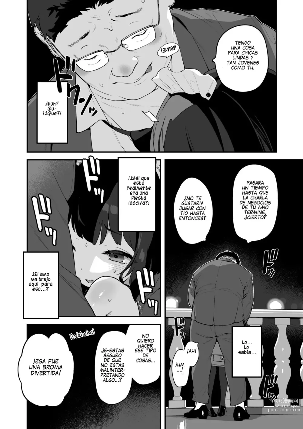 Page 34 of doujinshi Komomo Es Una Loli Maid Vertedero De Semen Con Todos Sus Agujeros Solo Para Su Amo