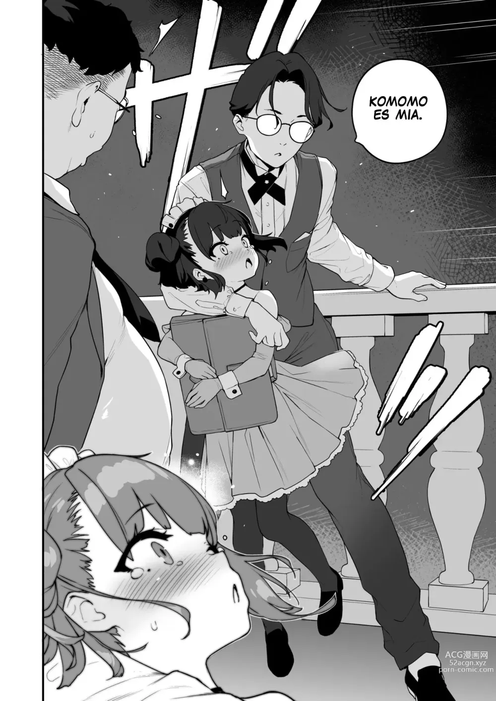 Page 36 of doujinshi Komomo Es Una Loli Maid Vertedero De Semen Con Todos Sus Agujeros Solo Para Su Amo