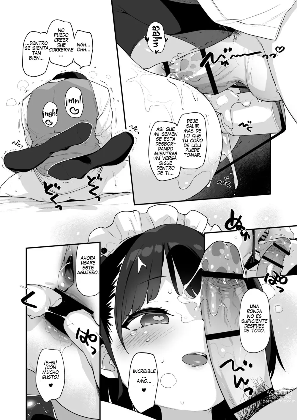 Page 46 of doujinshi Komomo Es Una Loli Maid Vertedero De Semen Con Todos Sus Agujeros Solo Para Su Amo