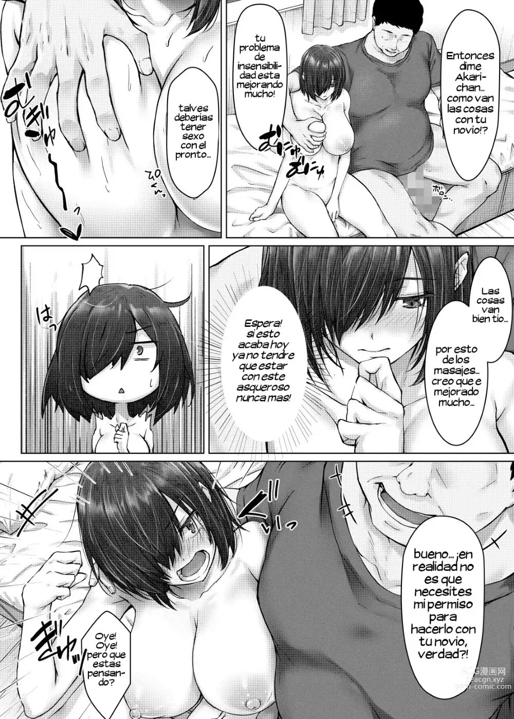 Page 36 of doujinshi Kareshi ja Ikenai Kyonyuu Meikko, Dai Kirai na Oji-san no Sei Kaihatsu Massage ni Ochiru