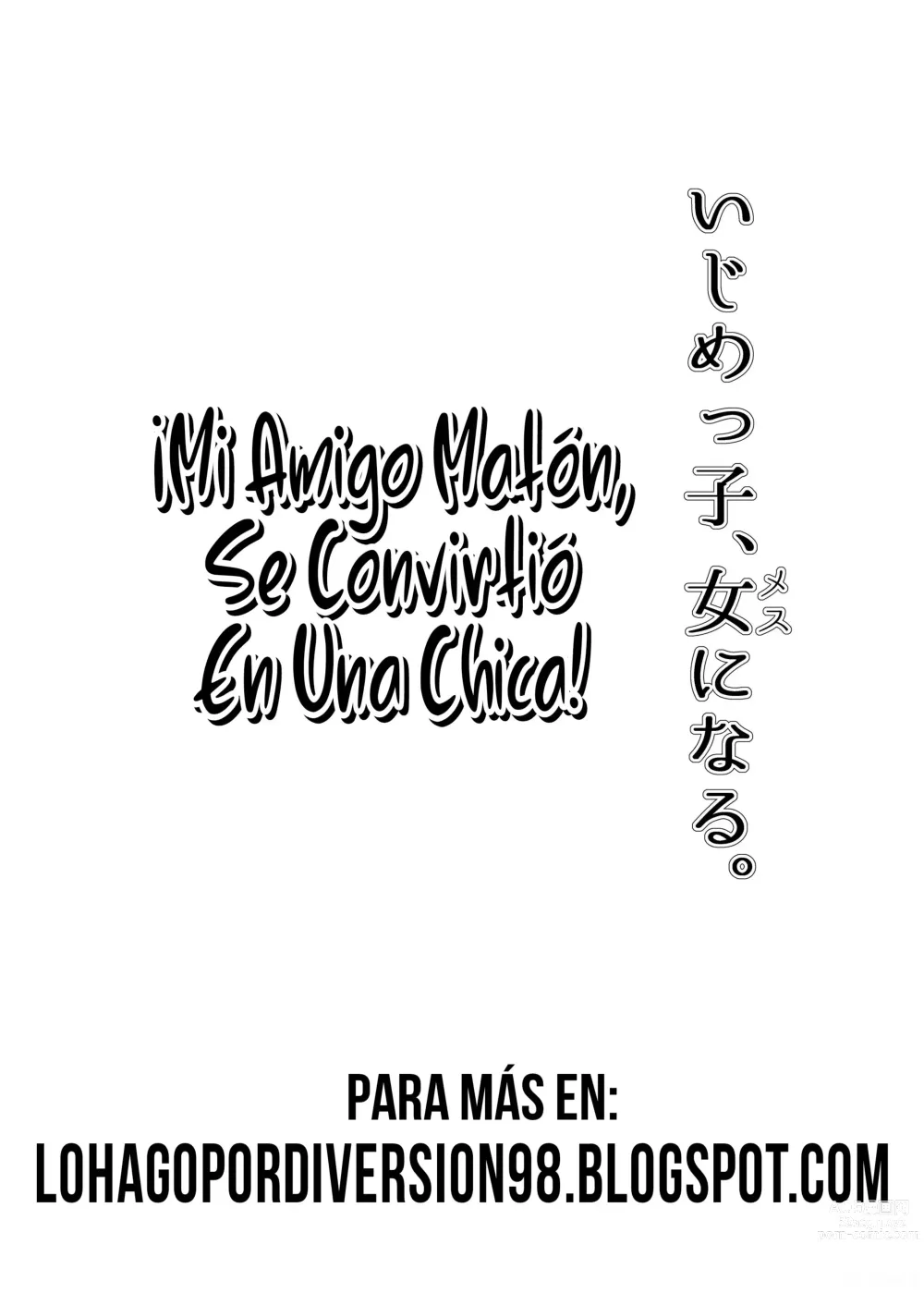 Page 41 of doujinshi Mi Amigo Matón, Se Convirtió En Una Chica.