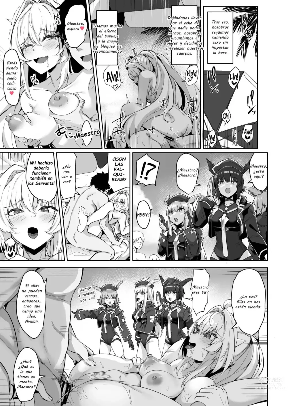 Page 25 of doujinshi Manatsu no Chaldea Summer Vacation Lady Avalon Hen